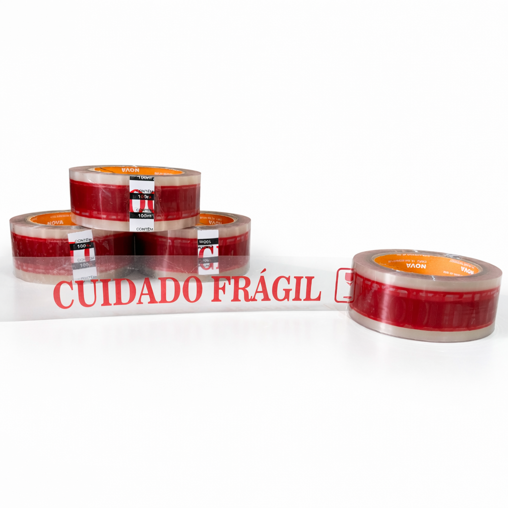 Fita Impressa Cuidado Frágil